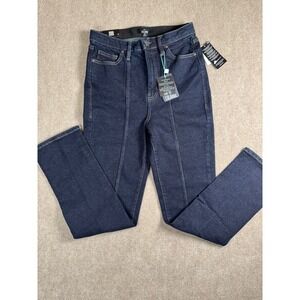 NWT - LuLaRoe - Straight Leg SeamedDenim -‎ Capri Wash - 28